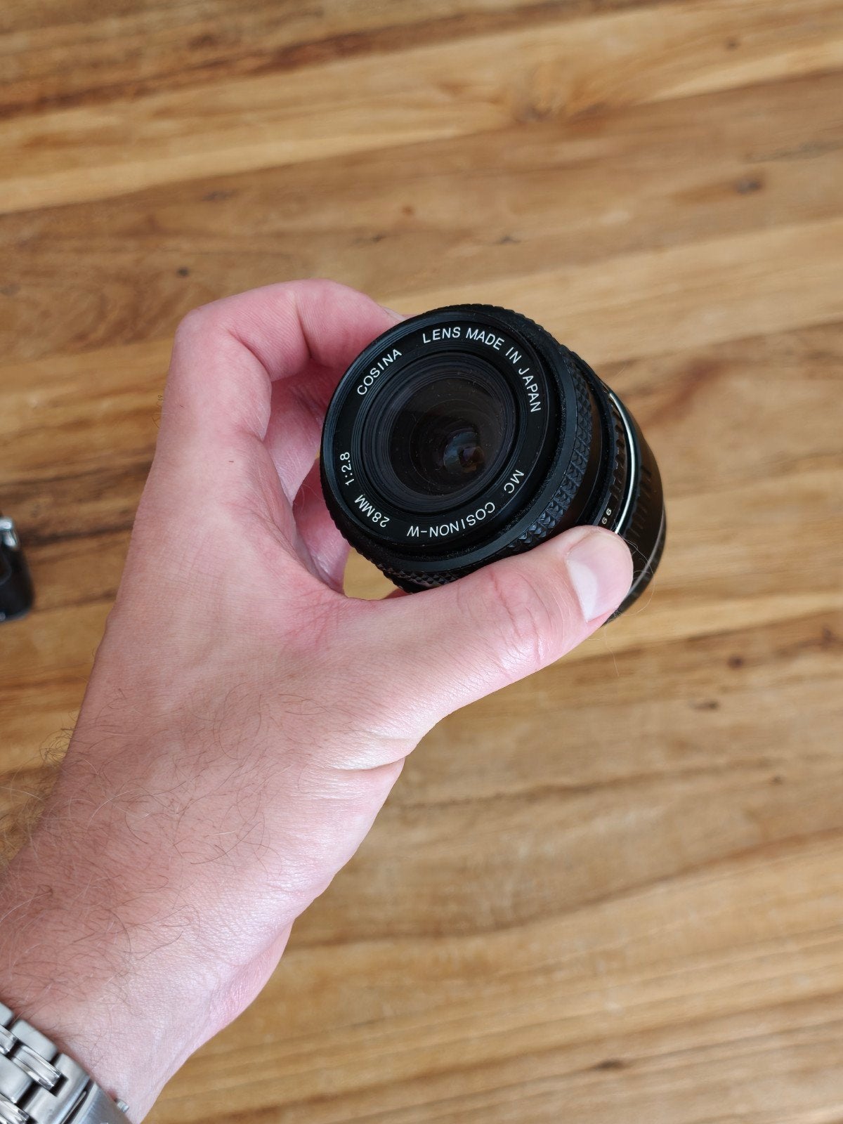 Cosina MC Cosinon-W 28mm F/2.8 lens with PK-NEX adapter, Ophalen, Overige merken, Gebruikt, Groothoeklens