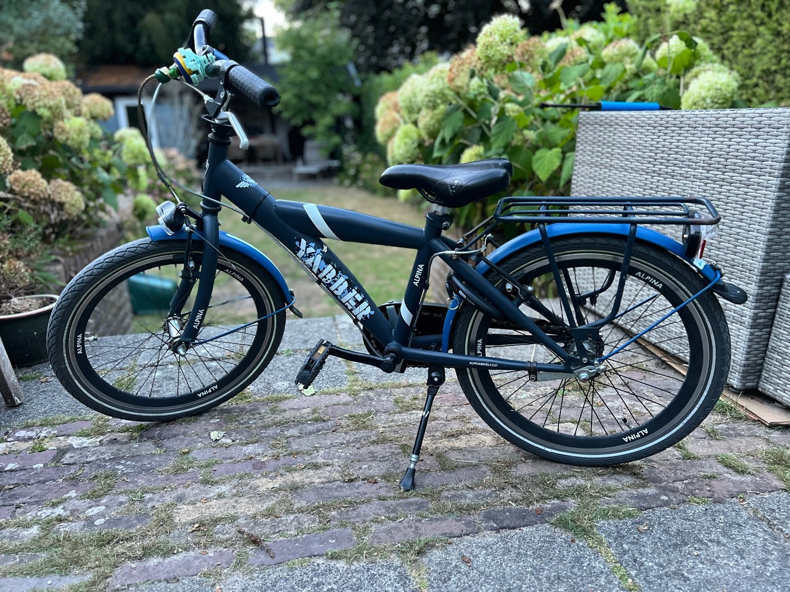 Alpina Yabber kinderfiets 20 inch - Blauw, Fietsen en Brommers, Fietsen | Kinderfietsjes, Ophalen, Gebruikt, Velgrem, 16 tot 20 inch