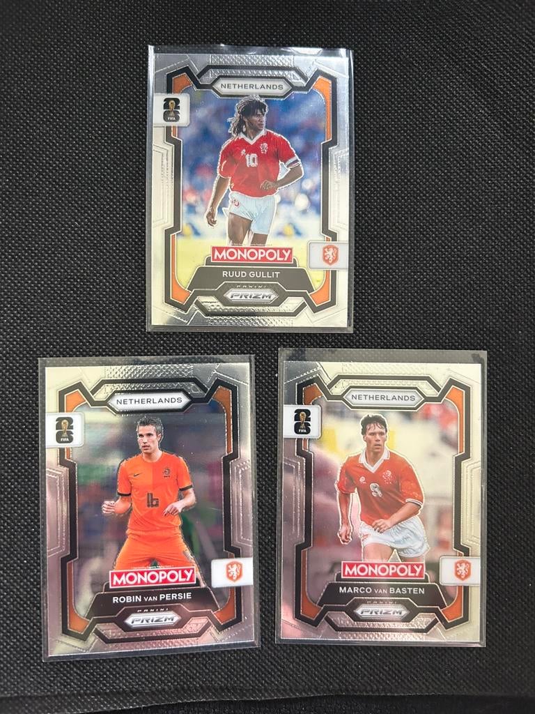 Drie kaartjes Nederlands elftal, Ophalen of Verzenden, Zo goed als nieuw, Plaatje