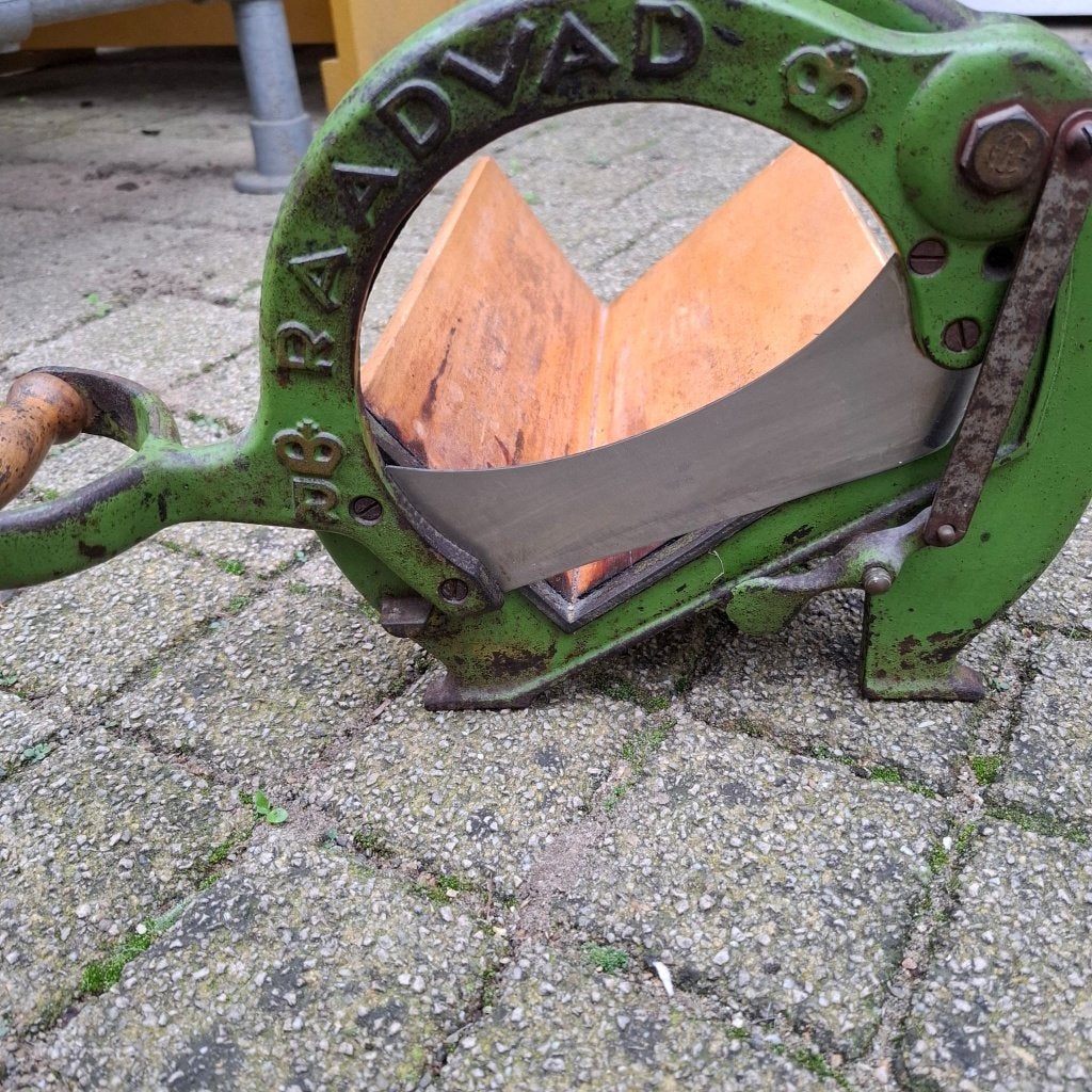 Raadvad broodsnij machine Deens design groen, Ophalen of Verzenden