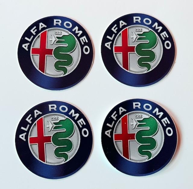 ALFA ROMEO  velg logo merk embleem stickers 5CM ., Ophalen of Verzenden