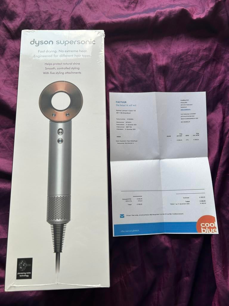 Dyson Supersonic Haardroger Nieuw, Ophalen of Verzenden, Nieuw, Föhn of Haardroger