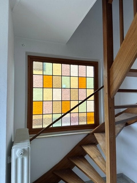 Glas en lood raam, Doe-het-zelf en Verbouw, Glas en Ramen, Ophalen, Gevelraam of Ruit, Glas in lood, 120 tot 160 cm