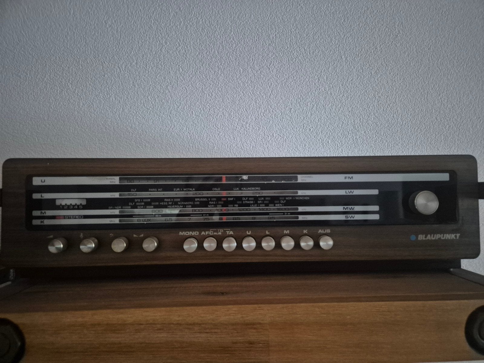 tka vintage blaupunkt radio, Ophalen, Gebruikt, Radio