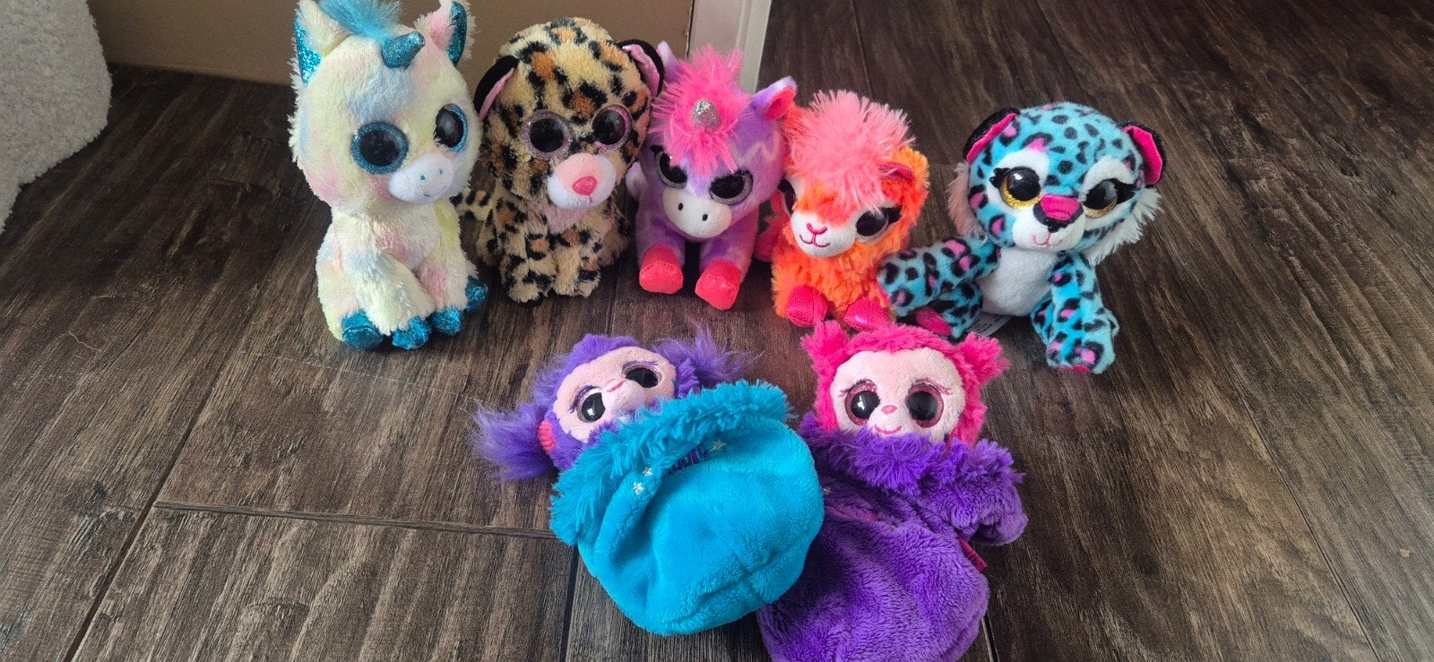 Grote collectie Ty Beanie Boo's en Coco  knuffels, Paars, Eenhoorn, Overige karakters, Ophalen of Verzenden