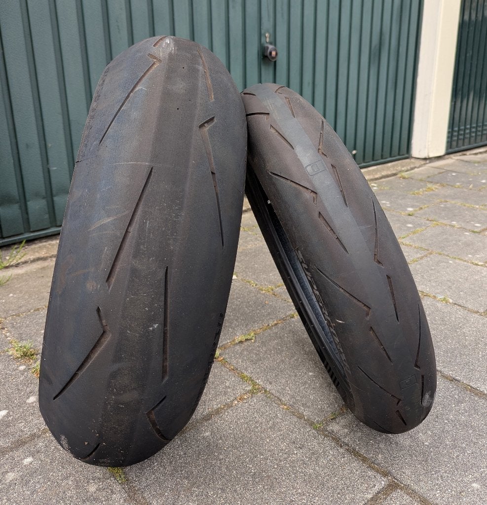 Pirelli Diablo Supercorsa SP V4 - Voor- en achterbandset, Ophalen of Verzenden, Gebruikt