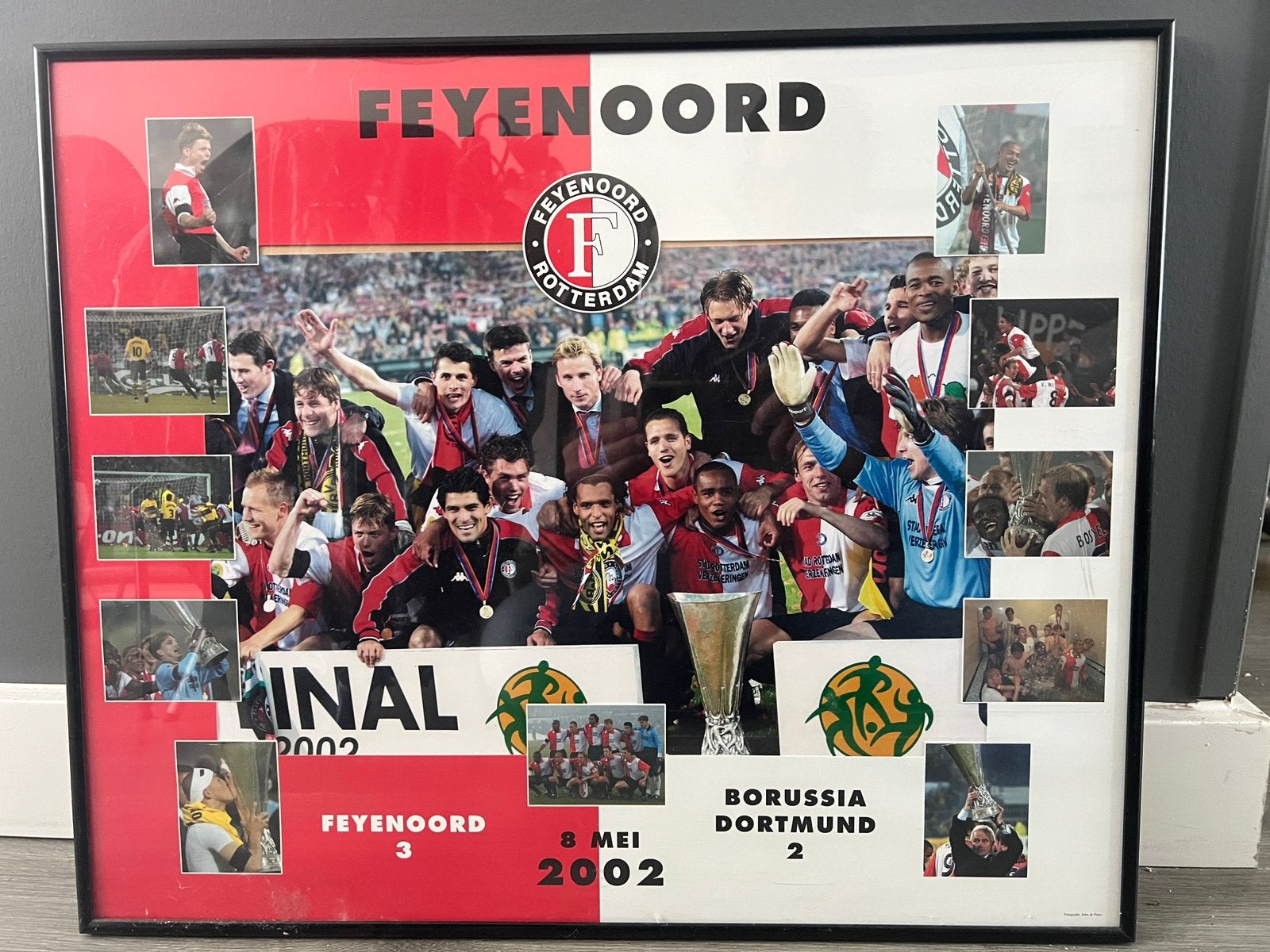 Feyenoord Uefa Cup 2002 collectors item met certificaat., Ophalen of Verzenden, Feyenoord