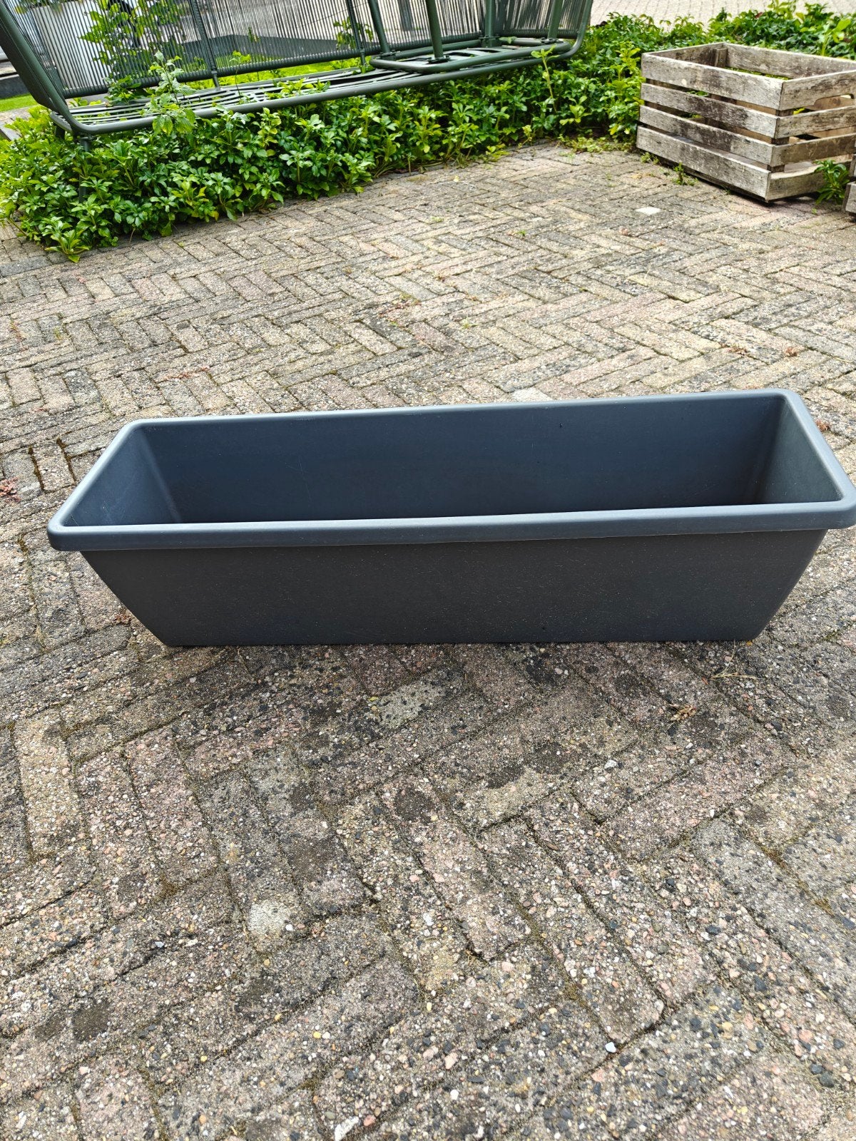 Elho kunststof bloempot 60 cm, Tuin en Terras, Bloembakken en Plantenbakken, Ophalen, Kunststof, Gebruikt, Balkon