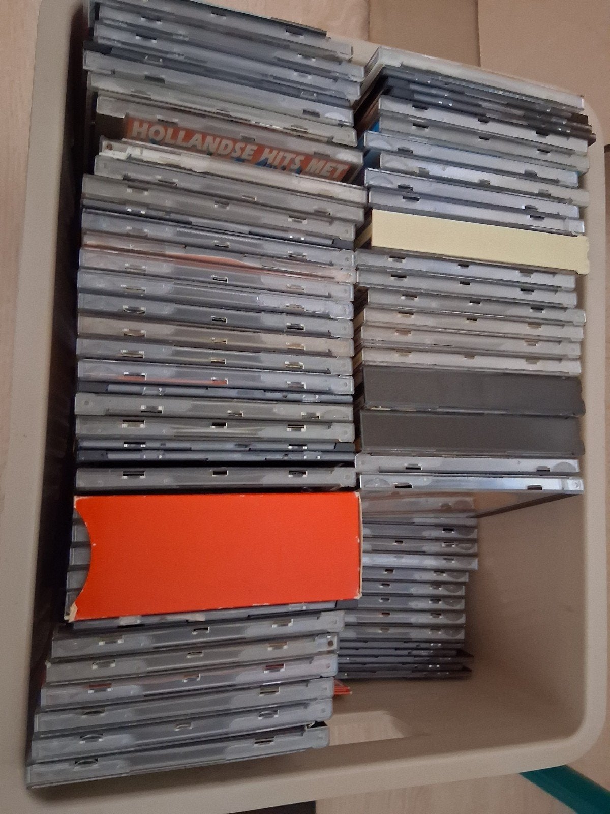 Grote collectie van ongeveer 100 Nederlandse en Engelse CD's, Ophalen, Gebruikt, Pop, Verzamelalbum