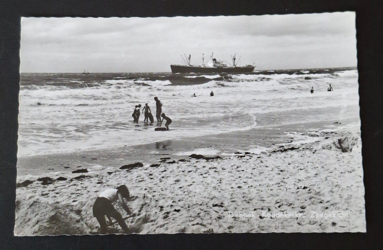 fotokaart 1969? Dishoek Koudekerke zee camping duinzicht, Ophalen of Verzenden, 1960 tot 1980, Zuid-Holland