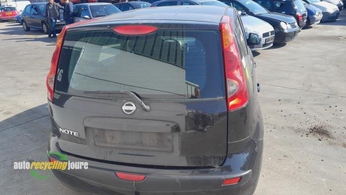 Achterbumper van een Nissan Note, Gebruikt, -, -, Bumper