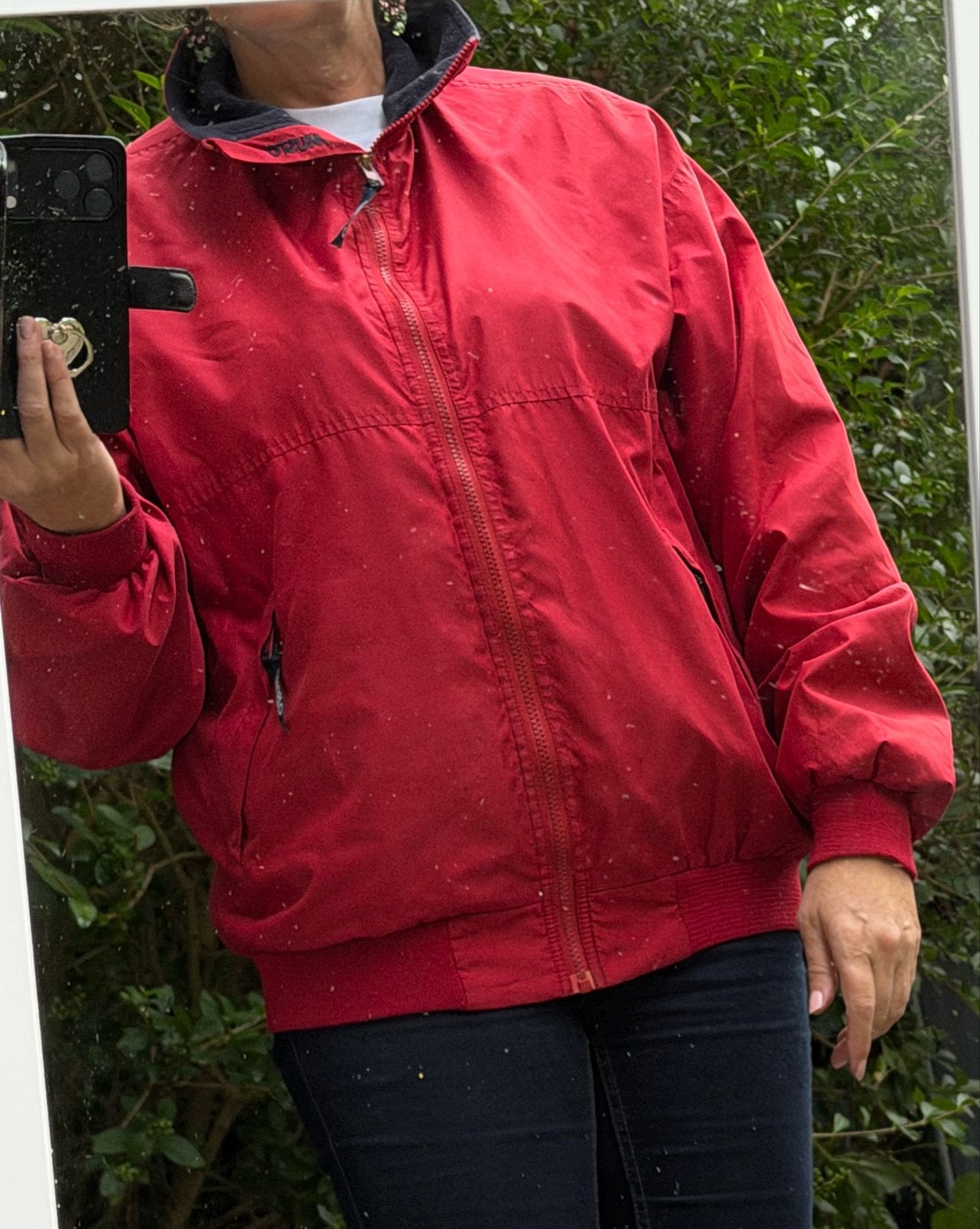 Musto Rood Lichtgewicht Jack (40/42)- Ideaal voor Vrije Tijd, Ophalen of Verzenden, Gedragen, Maat 38/40 (M), Rood