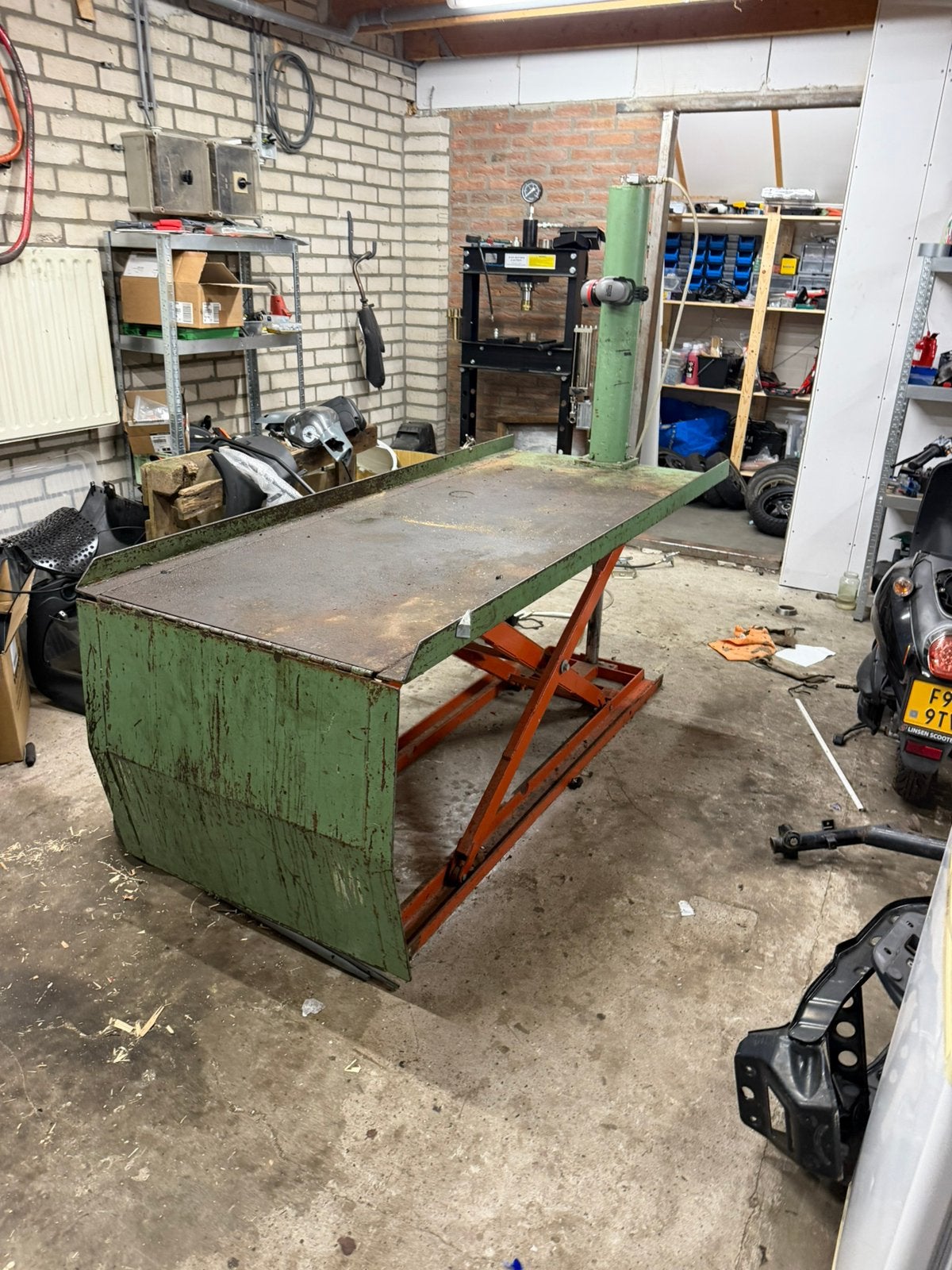 Motor/scooter brug, Ophalen, Zo goed als nieuw
