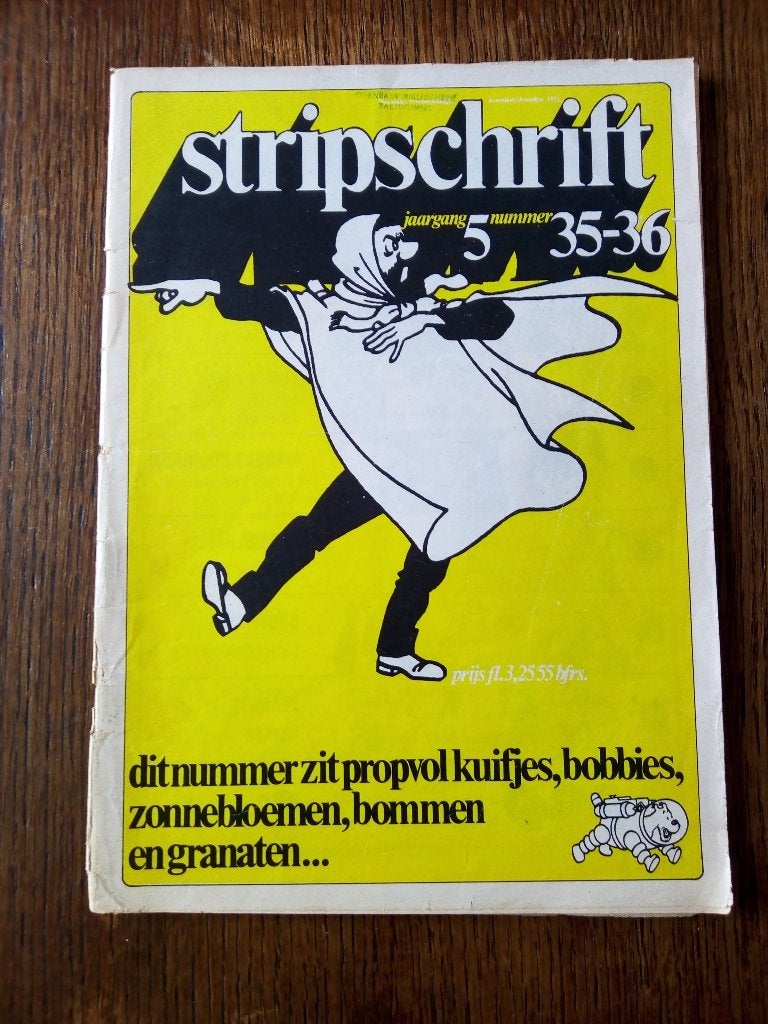 stripschrift nr.35/36*1971*1ste druk-kuifje editie, Overige gebieden, Ophalen of Verzenden, Gelezen, Eén comic