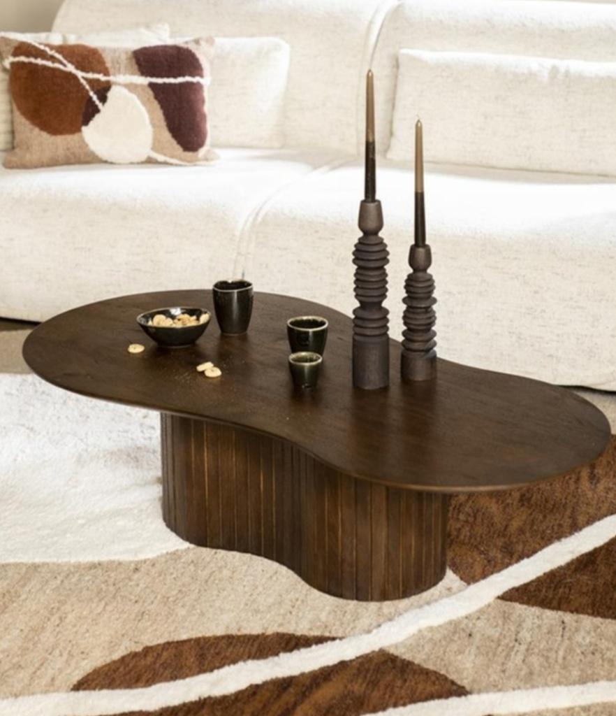 Salontafel nieuw bruin, Huis en Inrichting, Tafels | Salontafels, Ophalen, 100 tot 150 cm, Nieuw, 50 tot 100 cm
