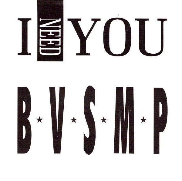 Maxi-single - B.V.S.M.P. – I Need You, Cd's en Dvd's, Vinyl Singles, Inclusief binnenhoes, Ophalen of Verzenden, Zo goed als nieuw