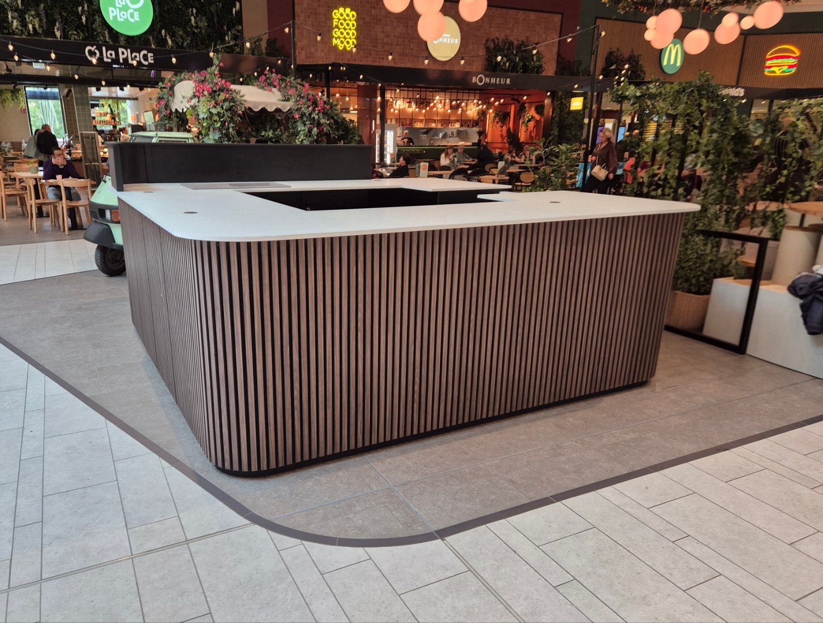 complete maatwerk toonbank met ledstrip en opbergruimte, Ophalen of Verzenden, Nieuw