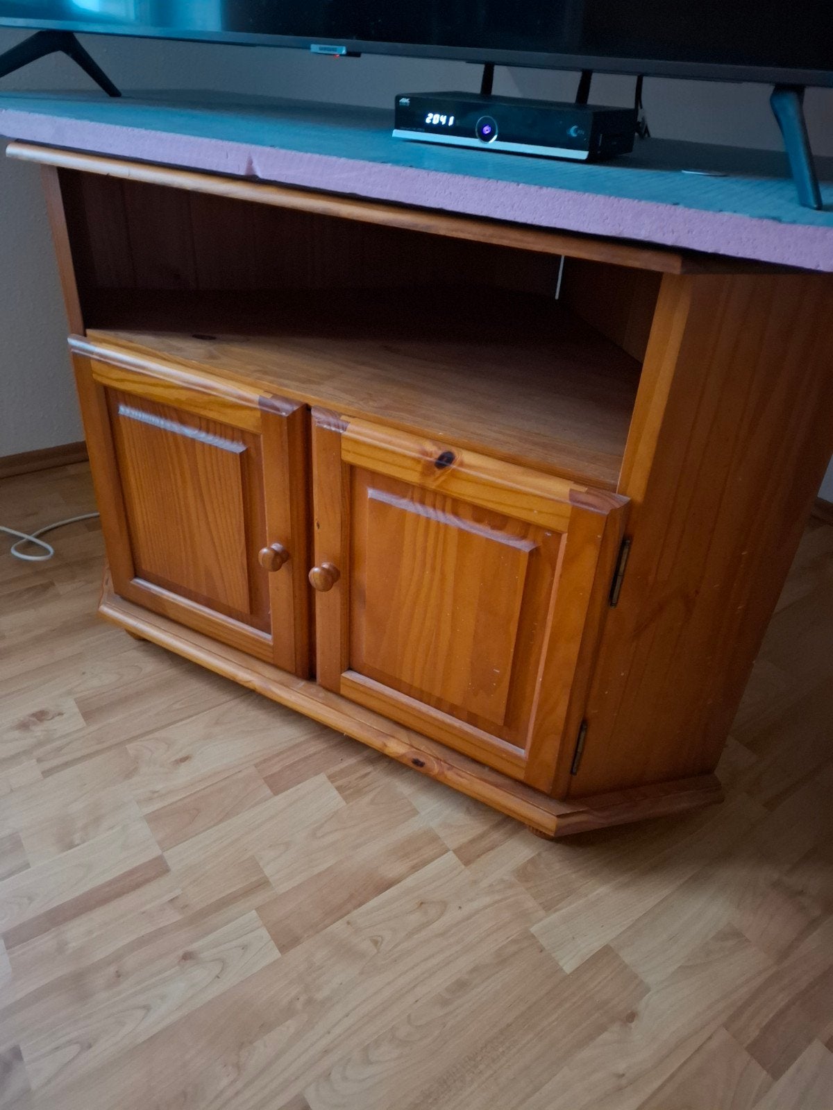 Hoekkastje van hout, Huis en Inrichting, Kasten | Overige, Ophalen, Gebruikt