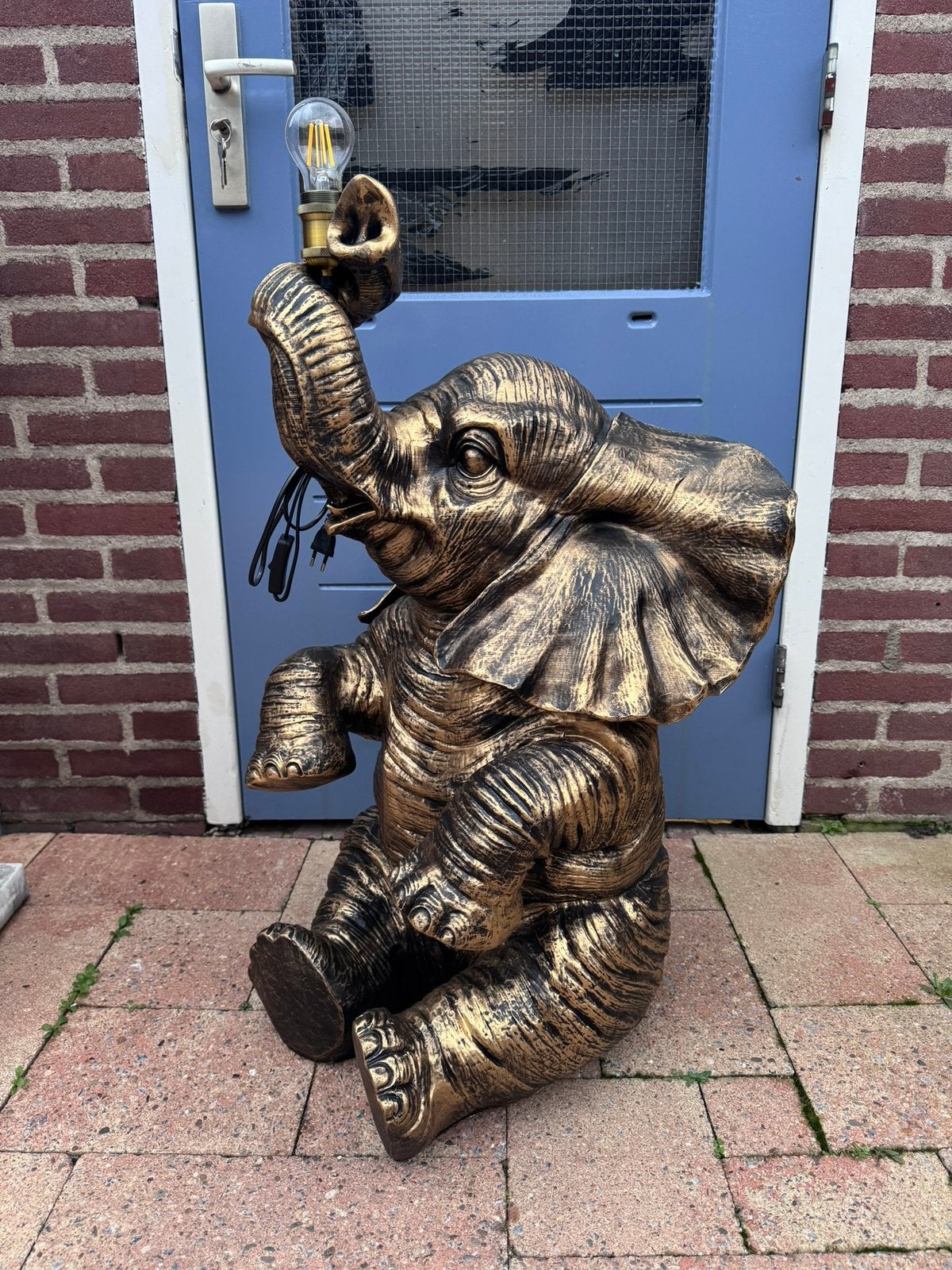 olifant lamp 87hoog 50breed 45diep/Nieuw!, Woondecoratie eindhoven, Nieuw, Ophalen of Verzenden, Woondecoratie eindhoven