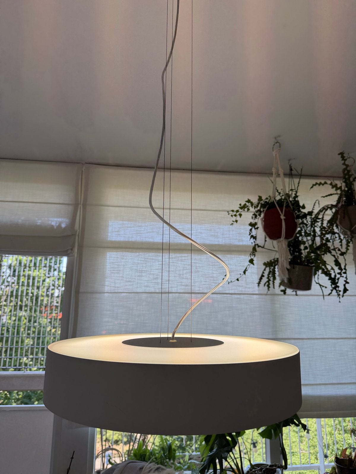 Philips Hue Ensis hanglamp met dimmer, Ophalen, Zo goed als nieuw, Metaal, Overige fittingen