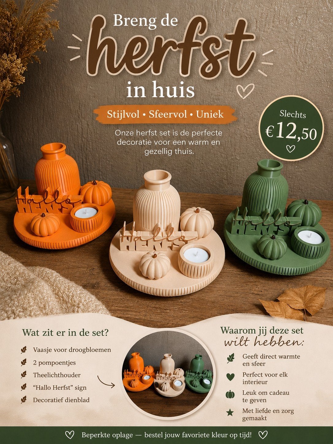 Hallo herfst setje, Ophalen, Nieuw
