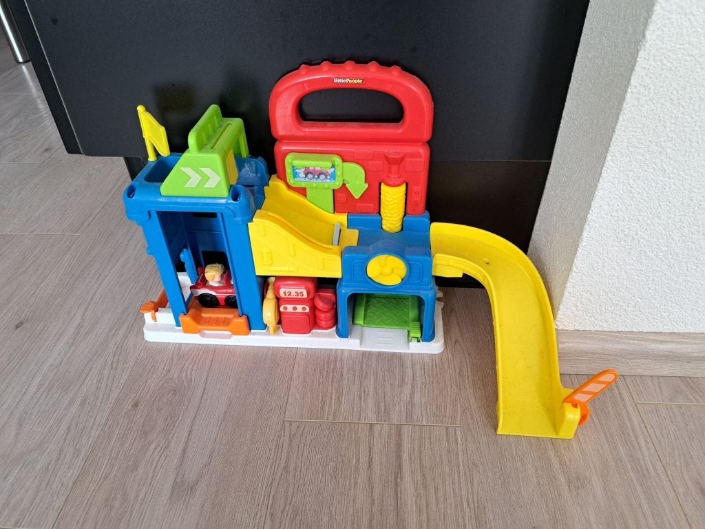 Fisher-Price Little People Garage., Ophalen of Verzenden, Zo goed als nieuw, Speelset