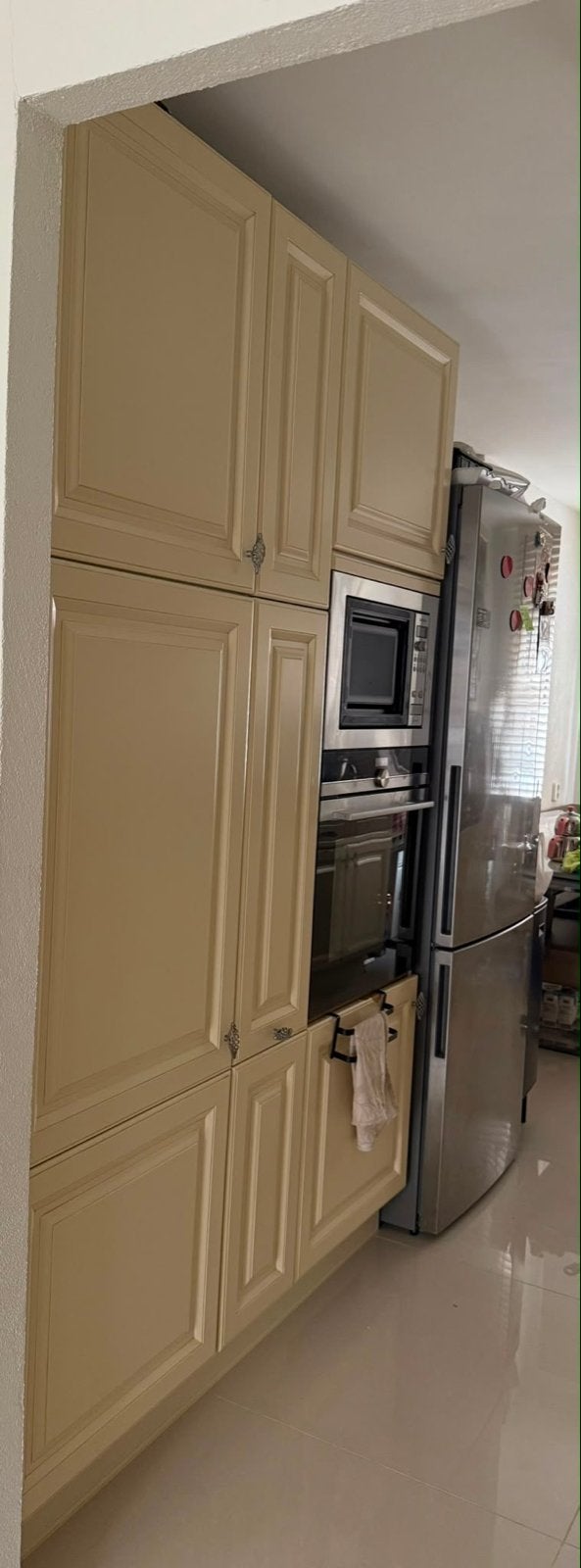 Complete Crème Keuken met Siemens Apparatuur, Huis en Inrichting, Keuken | Complete keukens, Ophalen, Gebruikt, Graniet of Steen