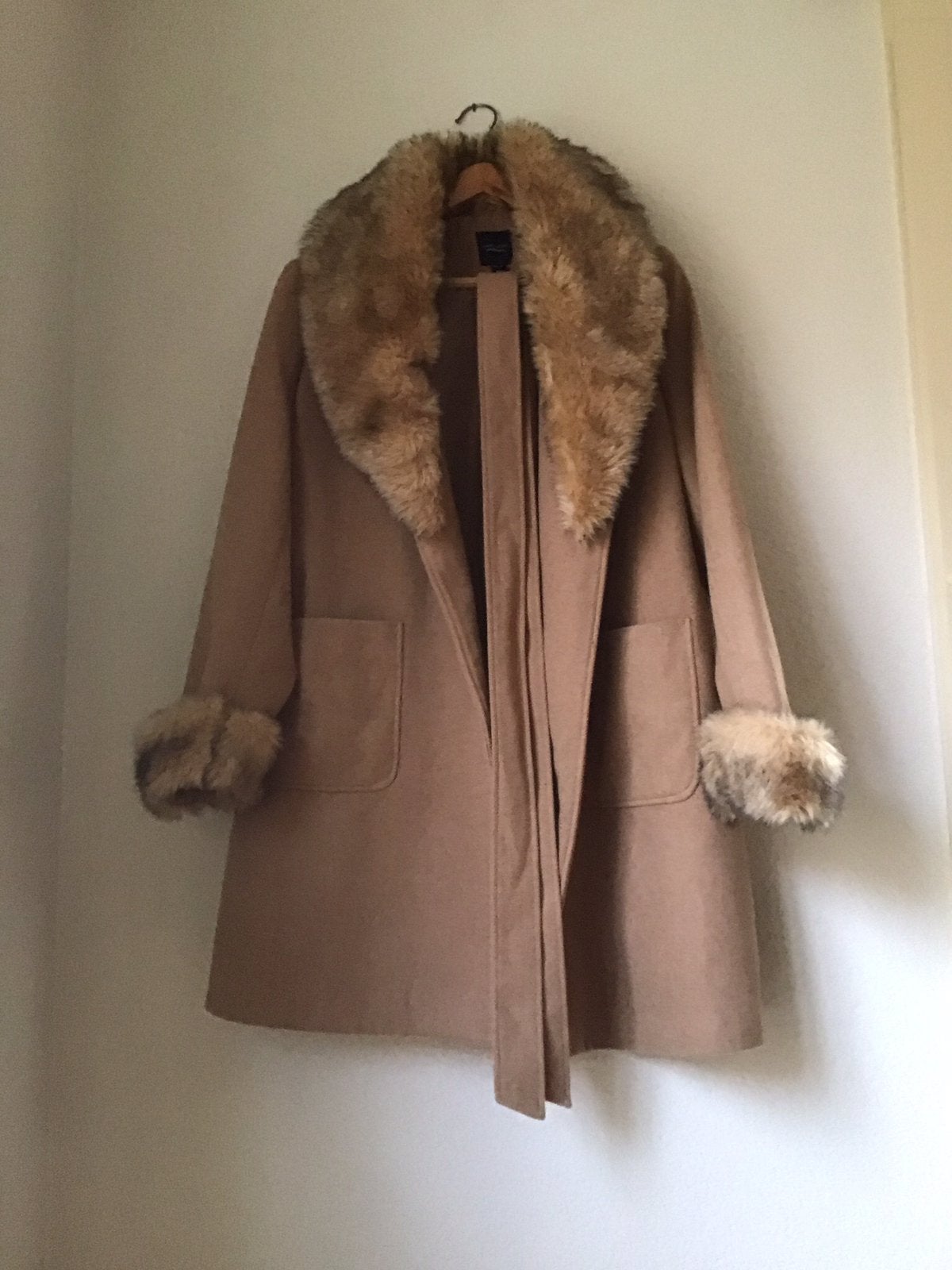 New Look Maternity Mamma Mantel Camel maat 46, Overige kleuren, Maat 46/48 (XL) of groter, Ophalen of Verzenden, Zo goed als nieuw