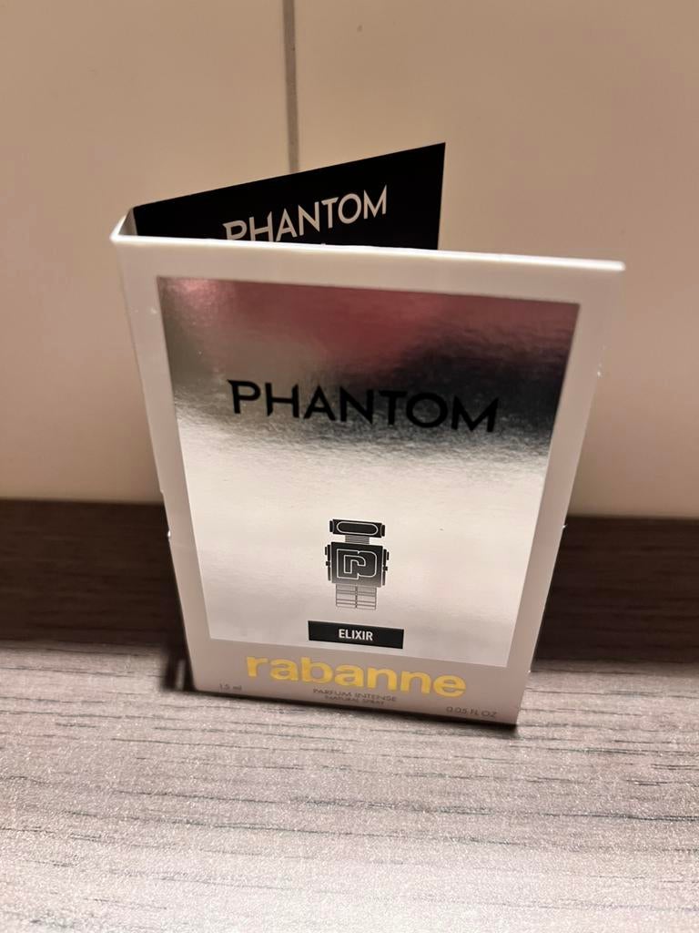Rabanne Phantom Elixir sample, Sieraden, Tassen en Uiterlijk, Uiterlijk | Parfum, Ophalen of Verzenden, Nieuw