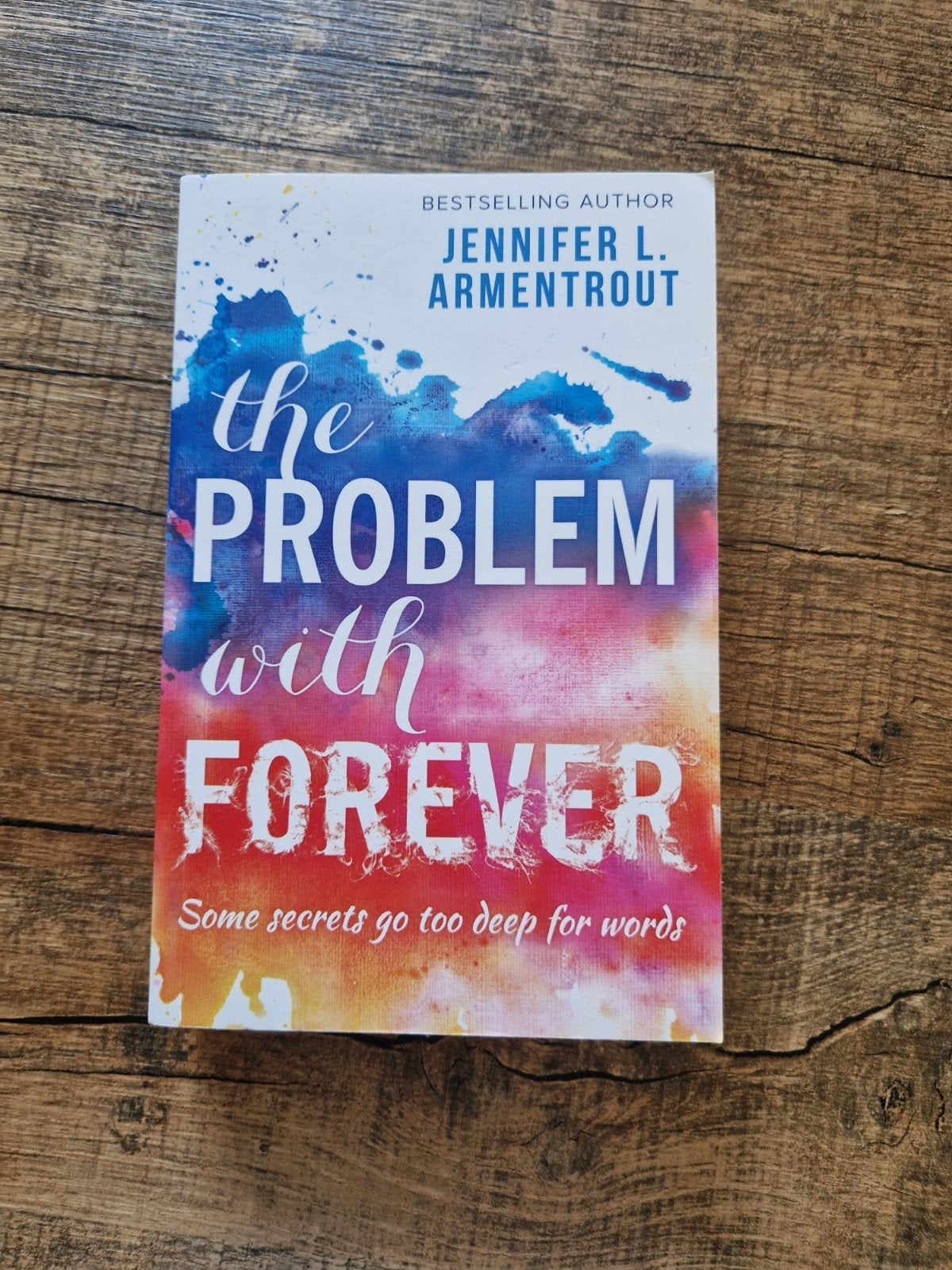 Boek engels jennifer l armentrout the problem with forever, Boeken, Ophalen of Verzenden, Zo goed als nieuw