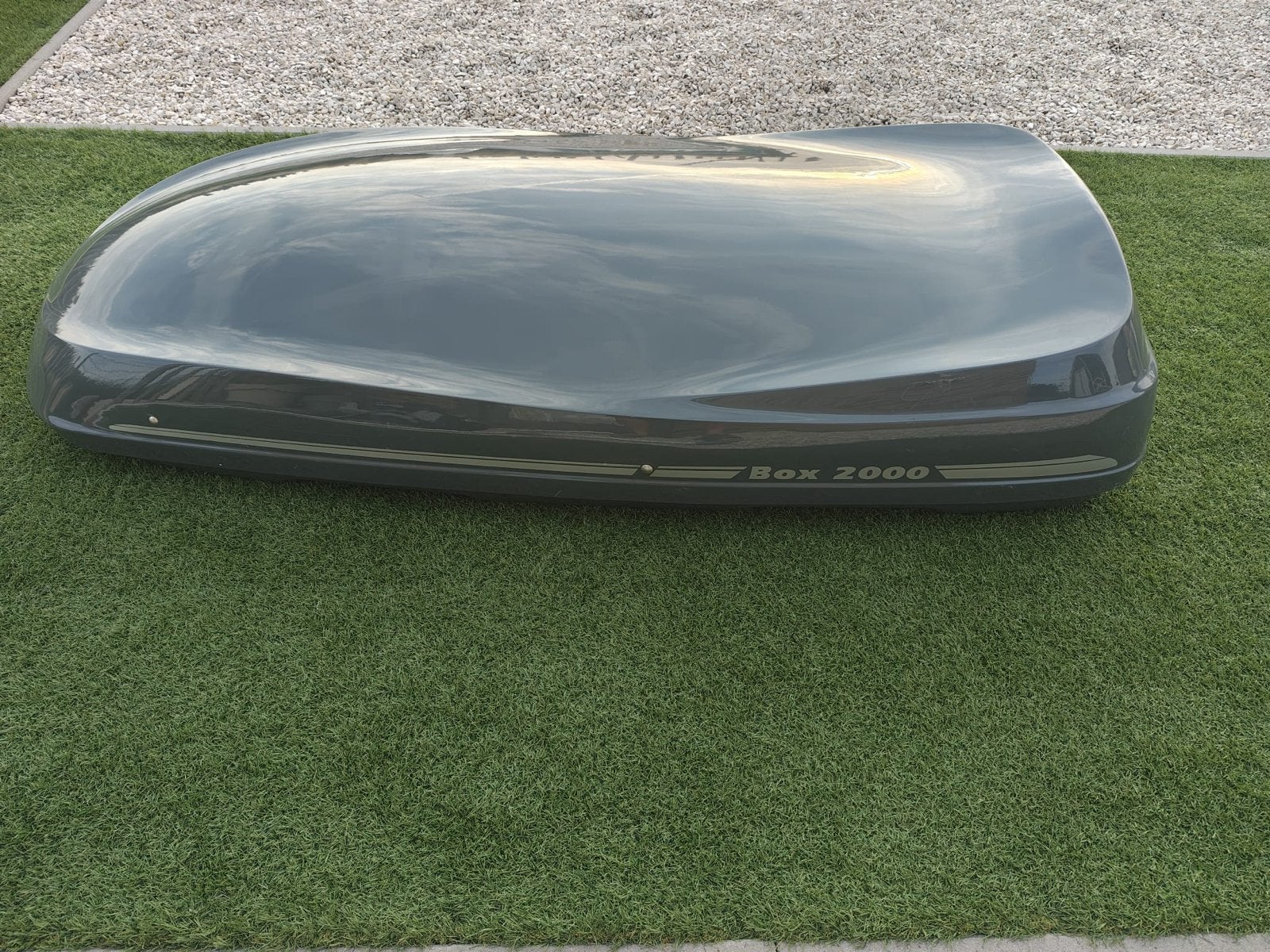 Skibox/ bagagebox van surfbox Moby Dick 600 liter, Auto diversen, Dakkoffers, Ophalen, Gebruikt