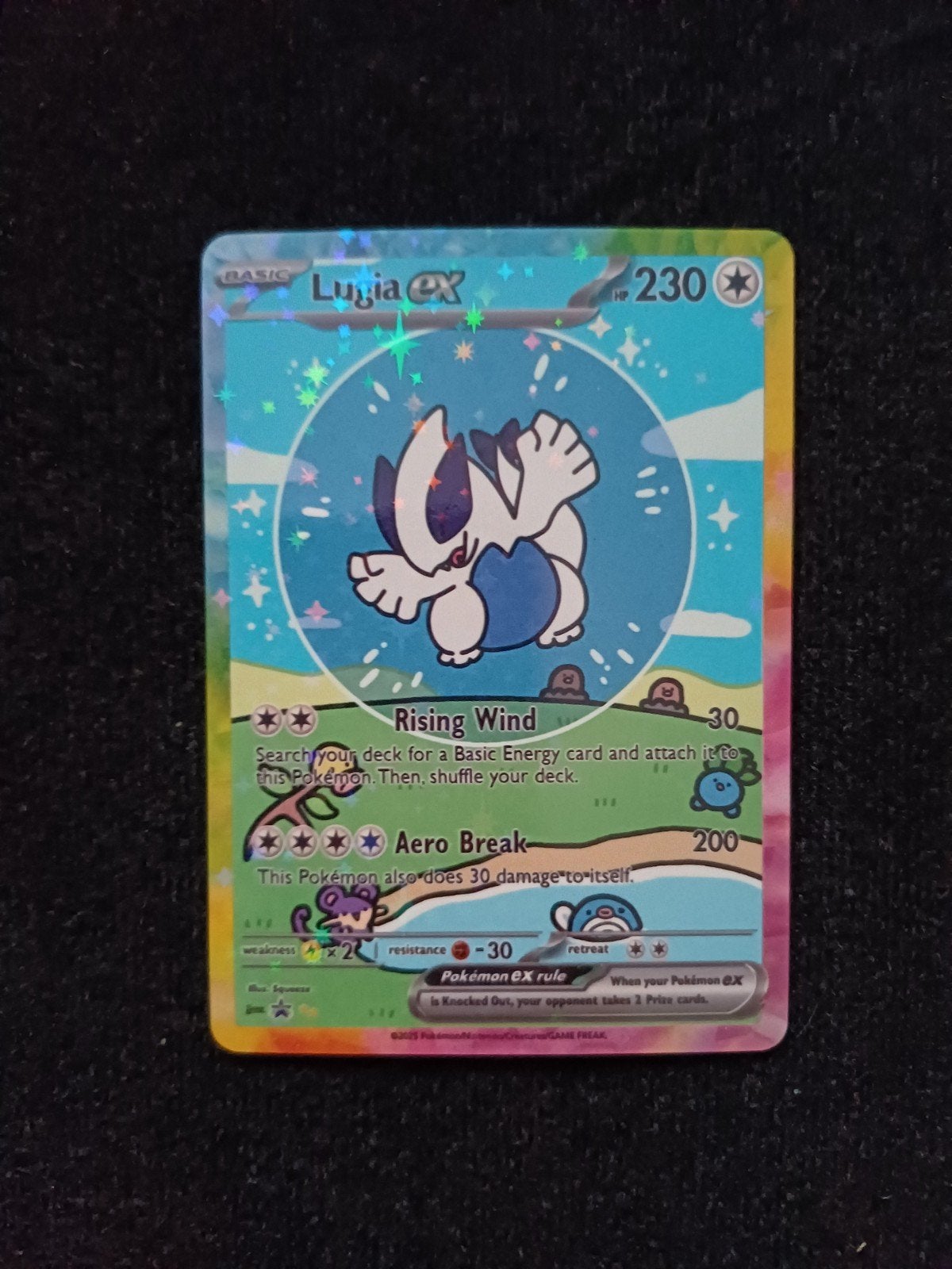 Pokémon Bubble Lugia EX, Ophalen of Verzenden, Losse kaart