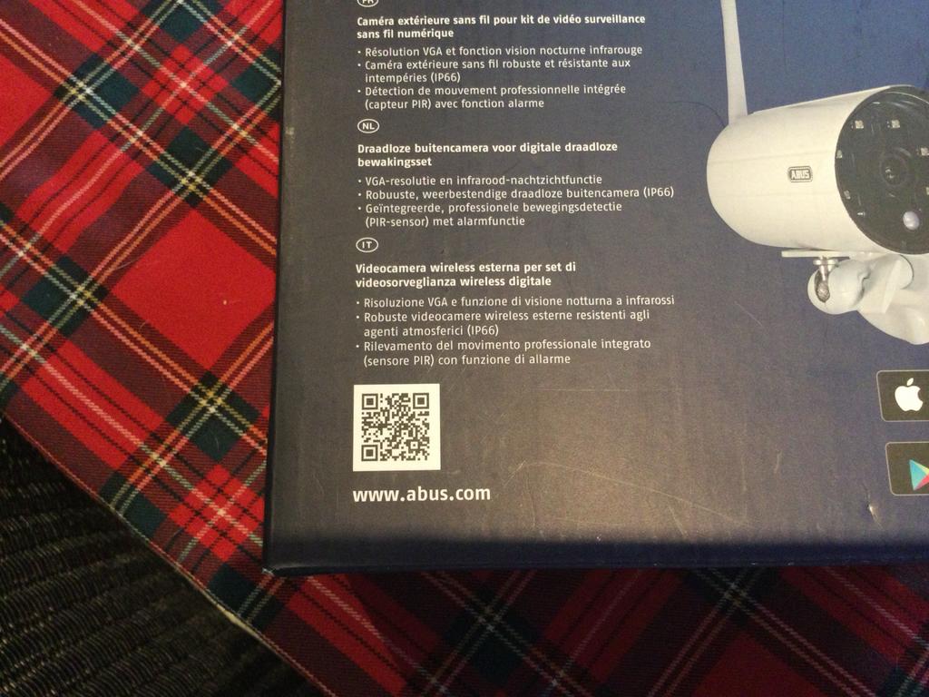 ABUS draadloze buitencamera, Nieuw, Abus, Ophalen of Verzenden, Abus