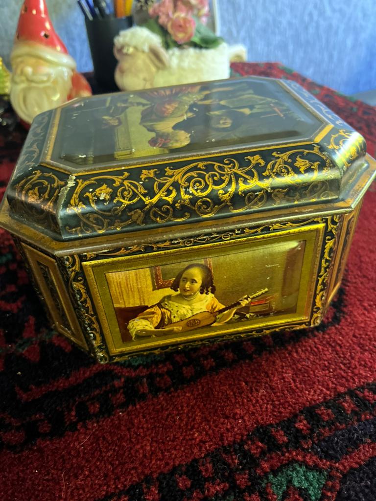 Vintage Reutter West Germany sierdoos/blik, Ophalen of Verzenden, Zo goed als nieuw, Overige