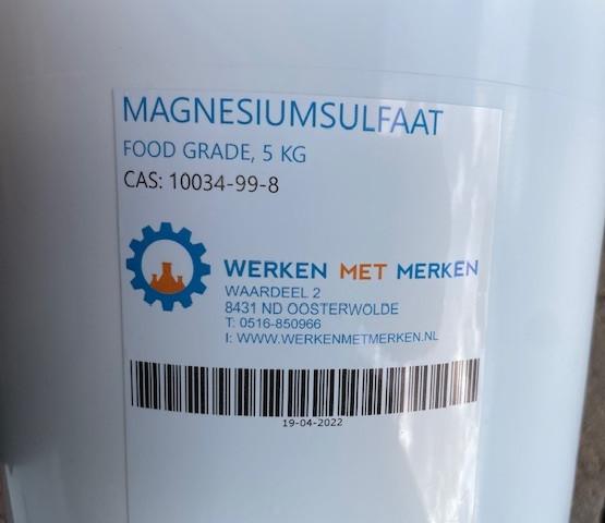 Magnesium sulfaat (1 emmer), Ophalen, Nieuw, Overige typen
