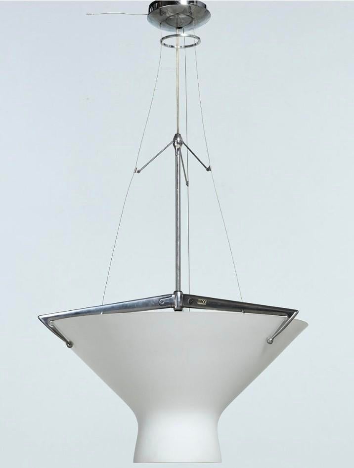 Lumina Juri hanglamp - Design Lorenzo Stano, Ophalen, Zo goed als nieuw, Glas, 75 cm of meer