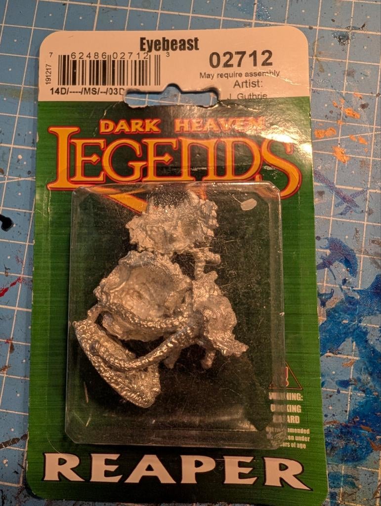 Reaper Miniatures Dark Heaven Legends Eyebeast, Ophalen of Verzenden, Zo goed als nieuw, Groter dan 1:32, Overige merken
