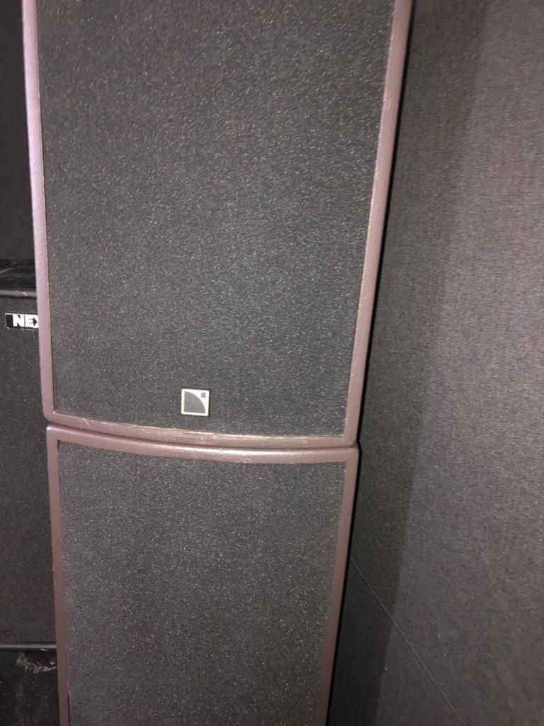 L’acoustics ex 112 coaxial hifi kwaliteit, Gebruikt, 120 watt of meer, Front, Rear of Stereo speakers, Ophalen