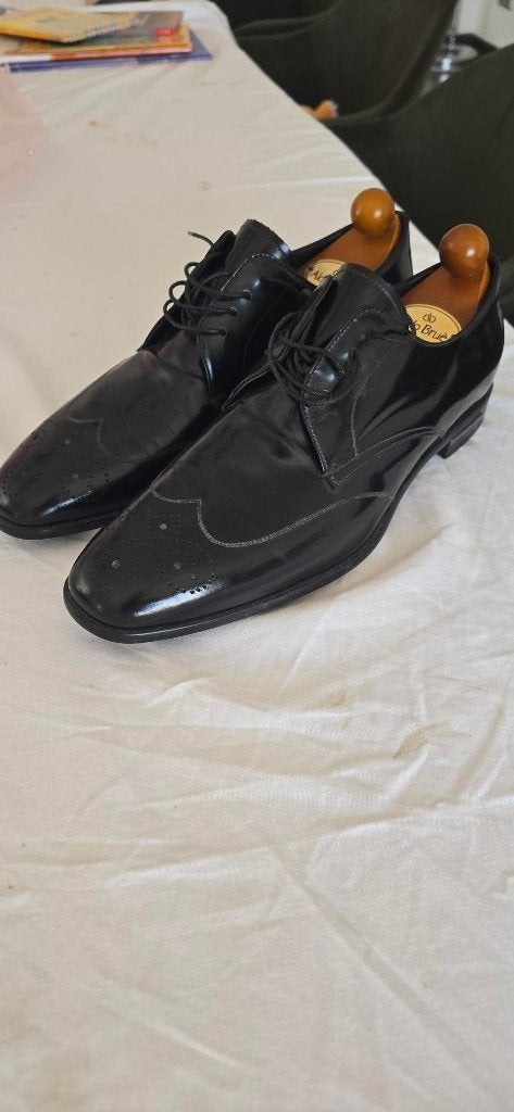Prada lakschoen, Zwart, Ophalen of Verzenden, Zo goed als nieuw, Prada