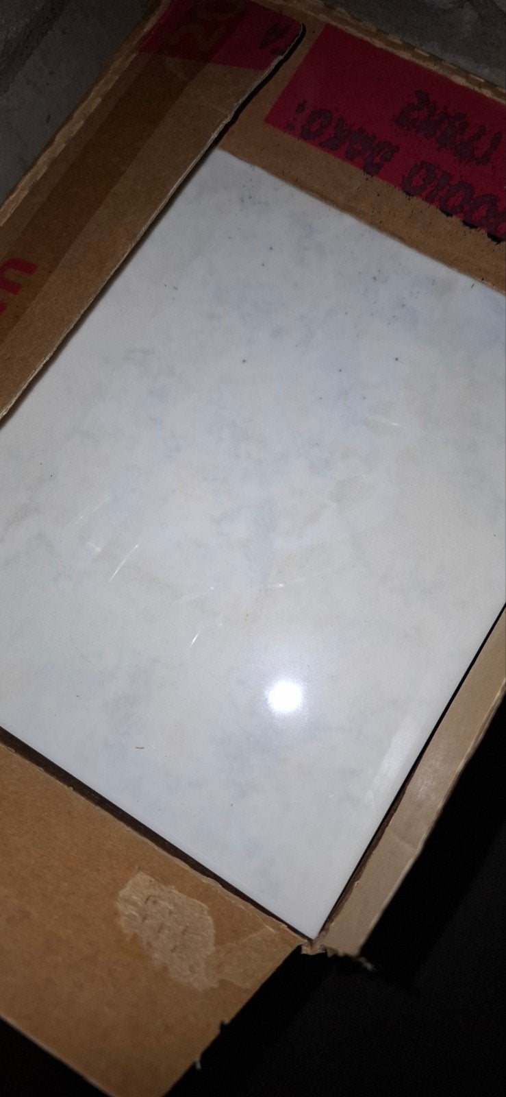 Witte Sphinx wandtegels - 4 dozen, Ophalen