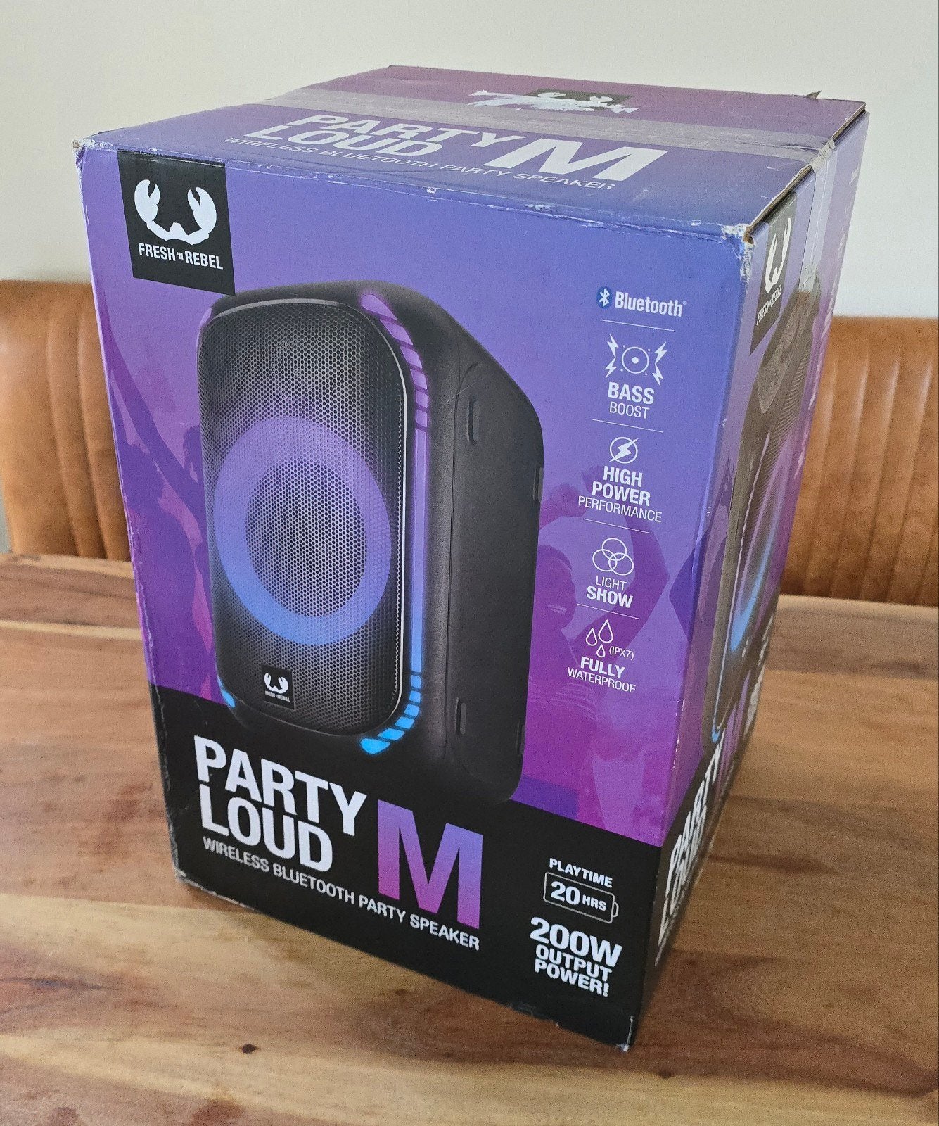 Fresh 'n Rebel Party Loud M - NIEUW IN DOOS, Bluetooth, Party speaker, Ophalen of Verzenden, Zo goed als nieuw