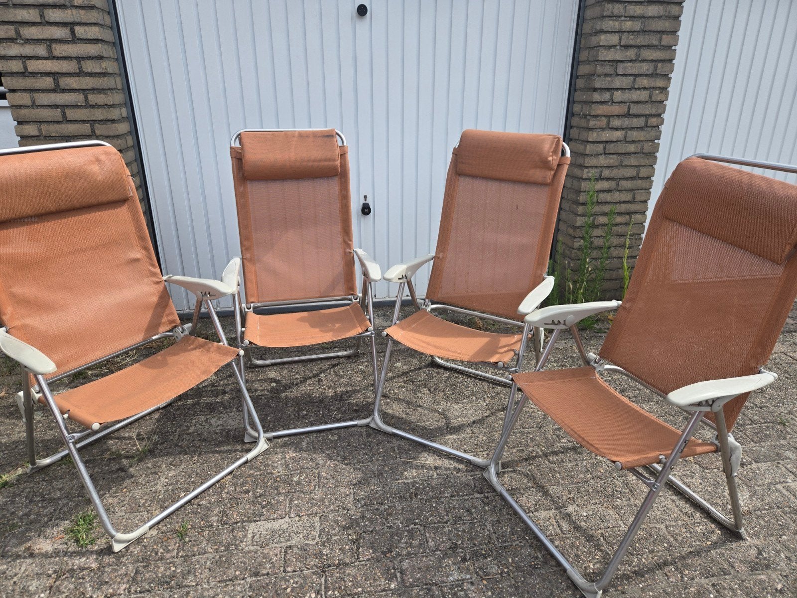 Lafuma campingstoelen (4 stuks), Ophalen, Gebruikt, Campingstoel