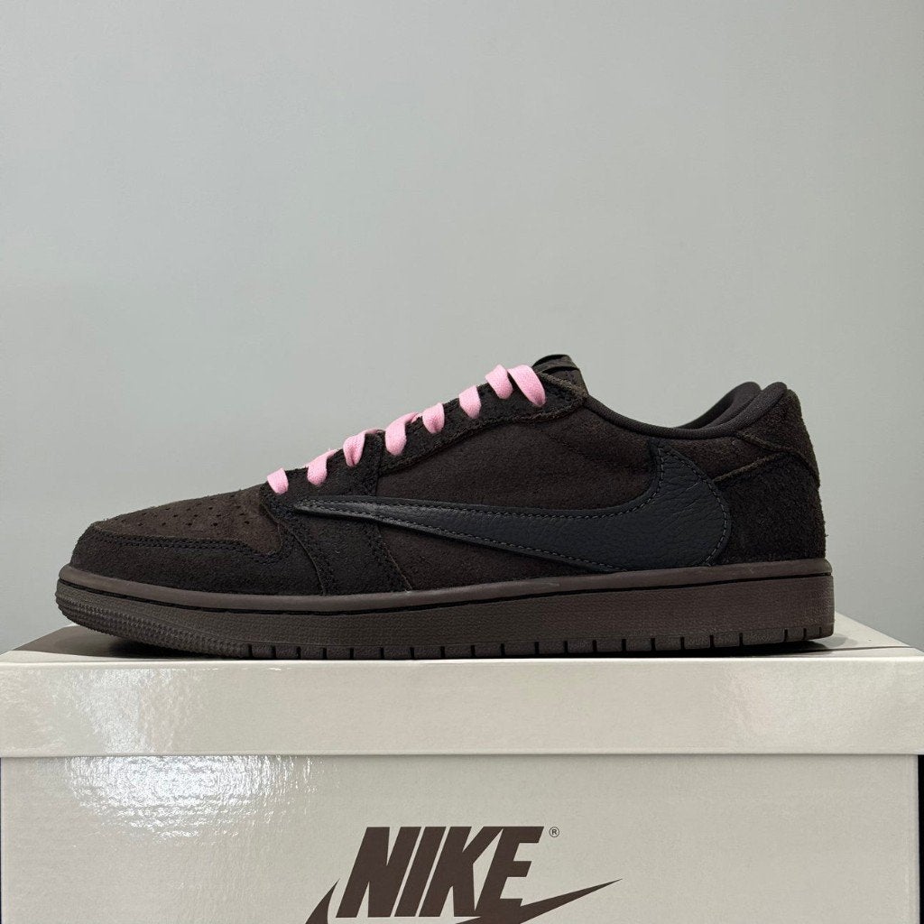 Nike Air Jordan 1 Low Travis Scott Velvet Brown, Bruin, Verzenden, Nike, Nieuw