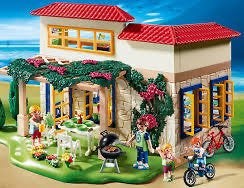 Playmobil 4857 Zomerhuis met accessoires, Gebruikt, Gebouw, Complete set, Ophalen of Verzenden