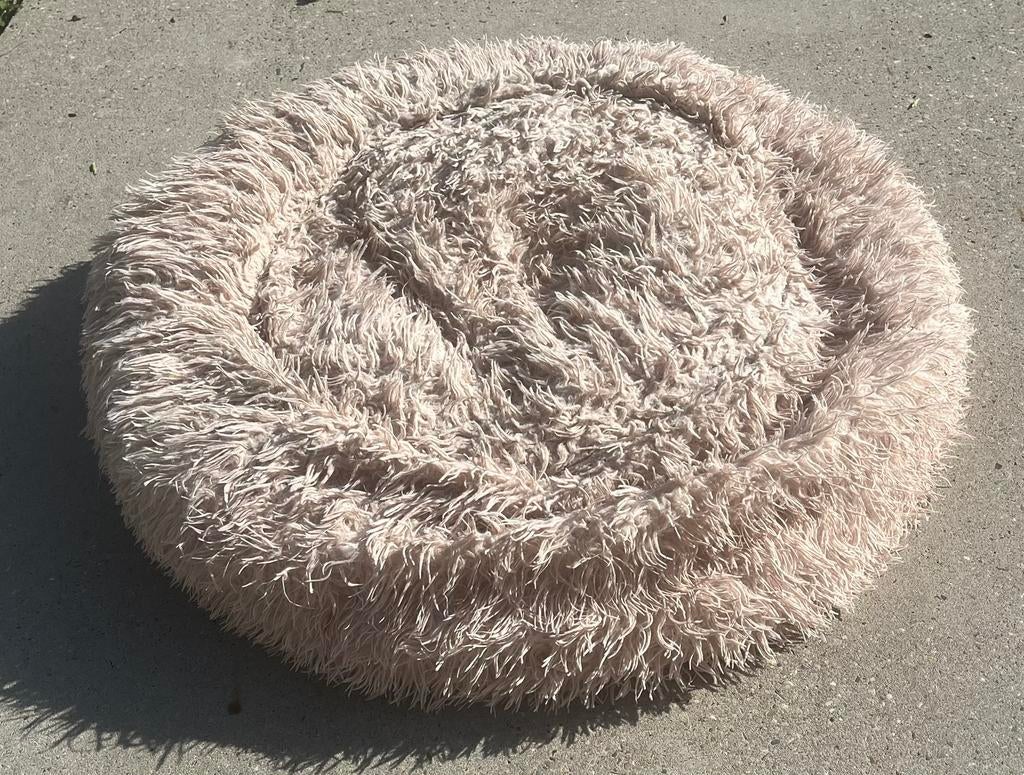 hondenmand beige, donut, Dieren en Toebehoren, Ophalen of Verzenden, Gebruikt