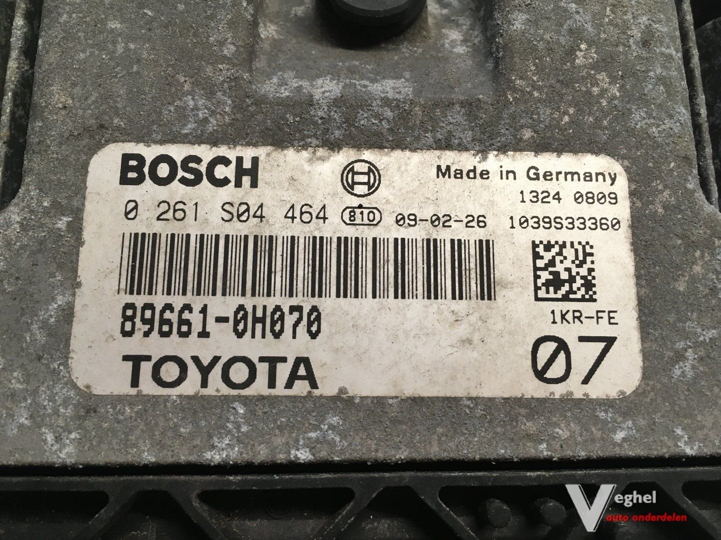 Peugeot 107 1.0 B 5drs 2009 2500072  ECU set Bosch 0261S0446, Auto-onderdelen, Gebruikt, -, -, Ophalen of Verzenden