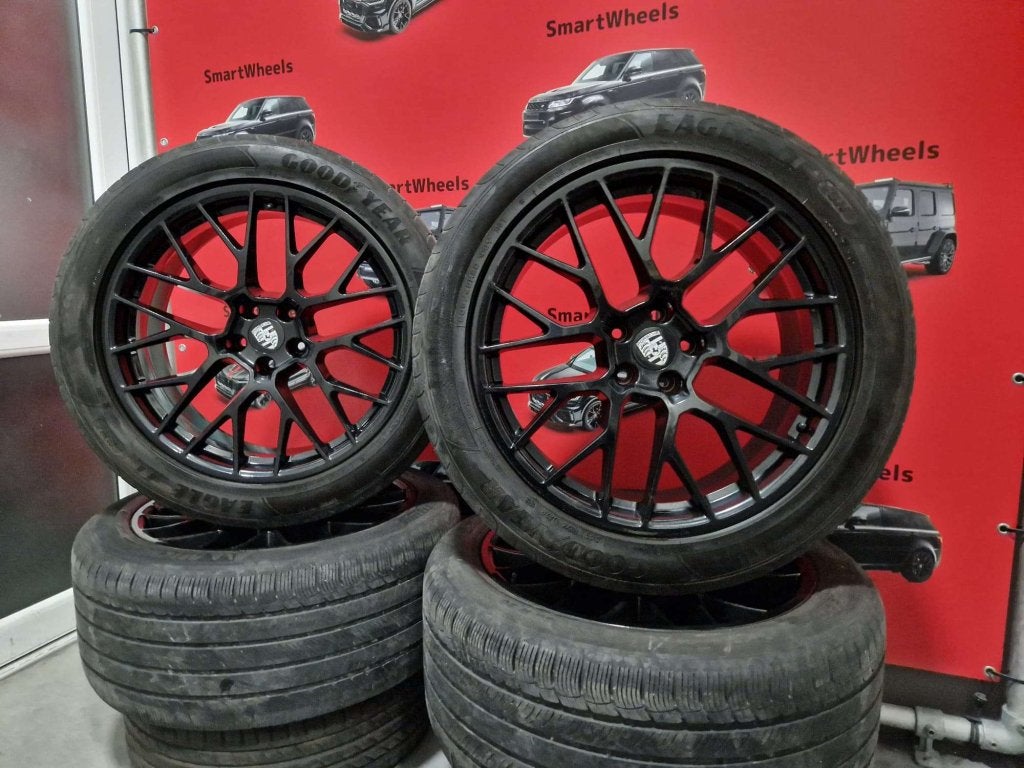 20 inch ORIGINEEL PORSCHE MACAN GTS SPYDER VELGEN EN BANDEN, Niet ingevuld, 265 mm, Banden en Velgen, Niet ingevuld