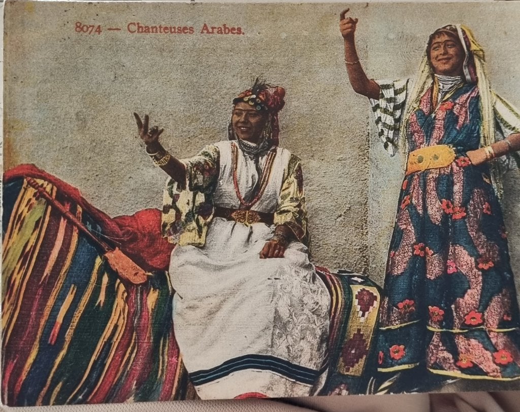 ***    Tunesië  ***         Chanteuses Arabes, Verzamelen, Ansichtkaarten | Buitenland, Ophalen of Verzenden, 1920 tot 1940, Gelopen