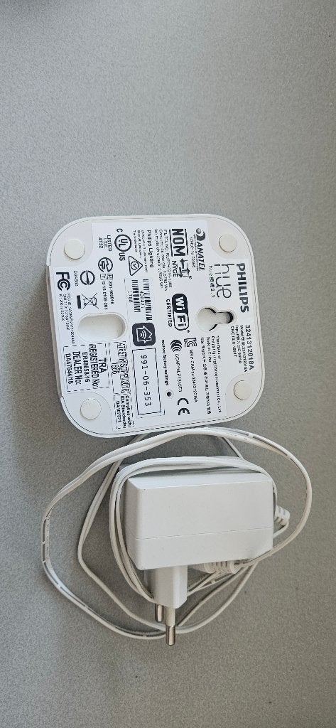 Hue bridge v2.1 incl voeding, Ophalen of Verzenden, Gebruikt