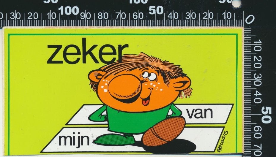Sticker: Zeker van mijn, Ophalen of Verzenden, Zo goed als nieuw, Sport